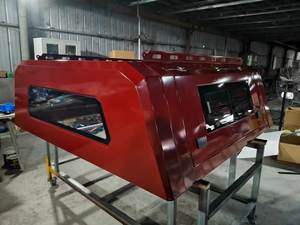 Camionnette noire personnalisée Toyota <span class=keywords><strong>Hilux</strong></span> de haute qualité avec verrouillage étanche boîte arrière en alliage d'aluminium à toit rigide de couleur rouge - Product Image 4