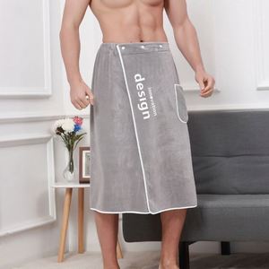 Personalized Korean Adult Soft Oversized Coral Velvet Woven Solid Color Home Bath <b>Towel</b> - Product Image 2