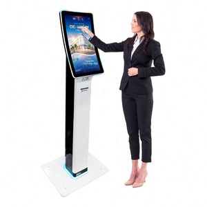 23.6 Parking Payment Kiosk Bill Coin Acceptor Self Service Checkout <b>Machine</b> Supermarket <b>Touch</b> <b>Screen</b> Card Payment <b>Machines</b> Kiosk - Product Image 1