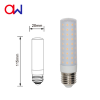 Bombilla LED E27 de 12W, Tipo Maíz, 1500-1600LM, AC 220V, Sin Parpadeo, CE RoHS, 15000H, 2 Años de Garantía, 3500K 6000K, Residencial