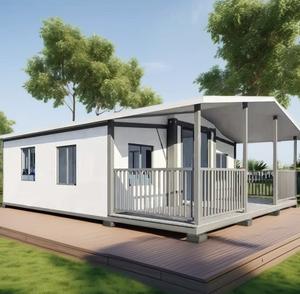 Préfabriqué Petit Conteneur Pliant Portable Hôtel Camping Hangfa 2024 Usine De Luxe Terrasse 20ft Conteneur Extensible Maison - Product Image 1