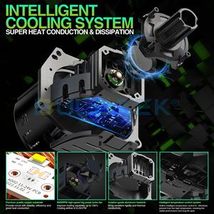 BULBTEK Đèn <span class=keywords><strong>LED</strong></span> Xe Ô Tô AD02 24V Không Lắp Đặt Hư Hỏng H4 H7 HB3 HB4 300W 25000 Lumen <span class=keywords><strong>LED</strong></span> Ống Kính Máy Chiếu 3Inch BiLED 9005 9006 - Product Image 4