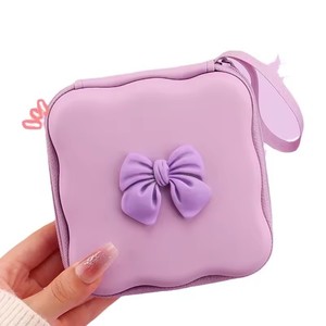 Sanitary Napkin Cartoon Data Cable <b>Storage</b> Bag 2.5 Inch Hard Disk Charger Portable <b>USB</b> Stick Cosmetic Organizer Sac Tote Ziplock - Product Image 6