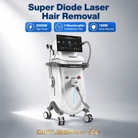 Épilation au laser à diode Ice Laser 755 808 940 1064nm 4 longueurs d'onde, utilisation commerciale en salon, machine d'épilation au laser à diode
