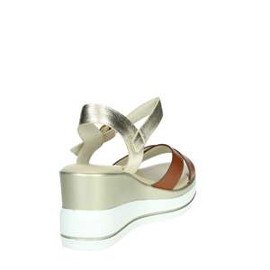 Cinzia <b>Soft</b> Donna Wedge Sandal Cuoio Leather Platform Heel Size 38 - Product Image 2