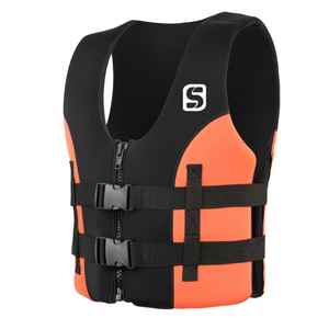 سترة نجاة للسباحة والغوص من النيوبرين SBR معتمدة من CE بشعار مخصص من DIVESTAR، موديل LF006 للمغامرات المائية الشديدة - Product Image 1