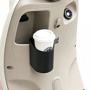 <b>Car</b> Cup Holder Drink Container Plastic Round <b>Hook</b> Type For Travel Beverage Storage Minimalist Design Easy Cleaning - Product Image 2