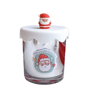 Handmade Santa Claus Scented Candle Soy Wax <b>Cup</b> Candle Christmas Atmosphere Home Decor Holiday Gift Favor - Product Image 6