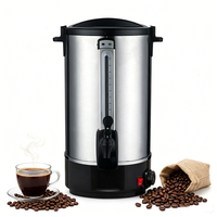Distributeur de boissons en acier inoxydable avec affichage numérique et contrôle de la température pour café, bar, hôtel