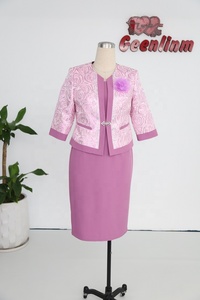 Turkey Women Dress Plus Size African Women Church Dress Suits Two Pieces <b>Set</b> Maxi Lady Suit for Occassion - Product Image 3