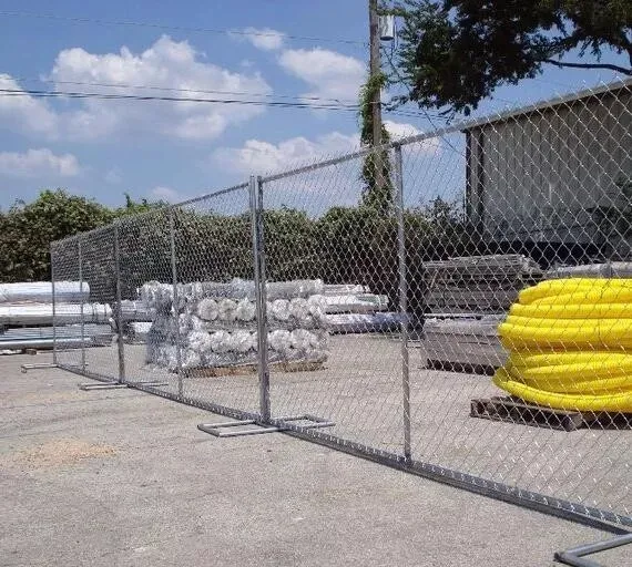 High Quality Galvanized 6x12 Chain Link Temporary fence