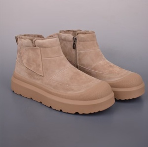 Bottes de neige classiques marron à semelle épaisse, imperméables et antidérapantes, bottines rehaussantes pour femmes - Product Image 5