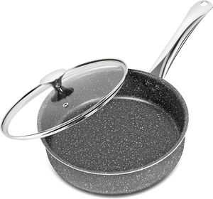 Homemory Sartén de aluminio antiadherente para carne, sartén grill, utensilios de cocina para cocina de inducción, venta al por mayor - Product Image 3
