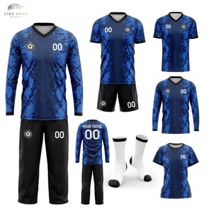 Maillot <span class=keywords><strong>de</strong></span> football unisexe personnalisé à col rond et manches courtes, imprimé numériquement, respirant, séchage rapide, pour l'été, avec nom du joueur, 100% coton - Product Image 1