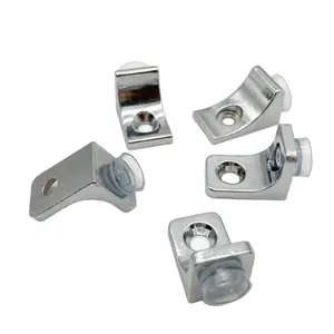 Modern Simple Furniture Hardware Cabinet Fittings <strong>Shelf</strong> Holder Zinc Alloy <strong>Glass</strong> <strong>Shelf</strong> <strong>Support</strong> - Product Image 1