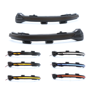 Clignotants LED dynamiques pour VW <span class=keywords><strong>Golf</strong></span> <span class=keywords><strong>7</strong></span> <span class=keywords><strong>7</strong></span>.5 R GTI Sportsvan II E-<span class=keywords><strong>GOLF</strong></span> Ambre + Blanc Bleu Rouge - Product Image 1
