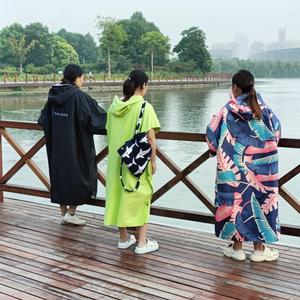 Hooded Surf Poncho Towel REACH Certificated for Beach Surfing and Swimming, <strong>Get</strong> <strong>Changing</strong>, Keep Warm, Drying Body - Product Image 2