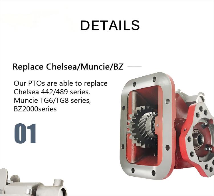 Muncier TG8 TG8S Series PTO Transmission 489XQAHX-V3XK New