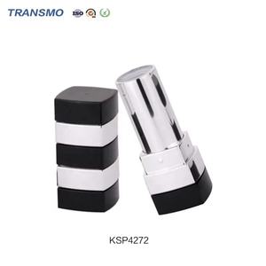 Tubes à lèvres carrés blancs et noirs, contenants pour baume à lèvres, tubes à lèvres personnalisés avec logo, tube à lèvres blanc - Product Image 3