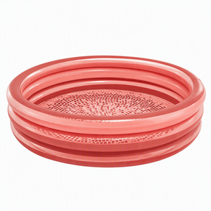 Piscina Gonfiabile a 3 Anelli in PVC Pieghevole per Bambini, <span class=keywords><strong>Vasca</strong></span> da Bagno per Neonati, Piscina da Giardino per Giochi d'Acqua, Disponibile in Diversi Colori - Product Image 3