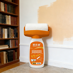 Bunkerway Craftsman Acrylic Wall Repair Paint <b>Large</b> <b>Roller</b> Liquid Coating White Self-Brushing Renovation Stain-Removing - Product Image 4