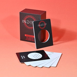 สิงโต3008บัลลังก์เล่นไพ่วันเดดดิงตันหมายเลข1-310gsm เด็คพรีเมี่ยมคอร์สีดำ - Product Image 5