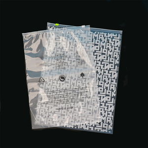 Sinh Thái Thân Thiện Trong Suốt Nắp Kéo Quần Áo Tổ Chức Kỹ Thuật Số In Ấn Tùy Chọn T Áo Sơ Mi Nhựa Dây Kéo Túi - Product Image 5