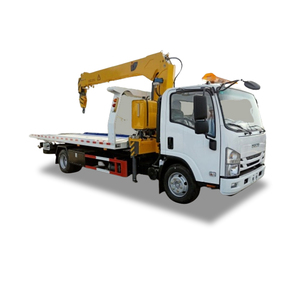 ISUZU 4*2 multipropósito Wrecker Crane Truck Platform Flat Bed Truck 8T Car Carrier Road Recovery Tow Truck - Product Image 2