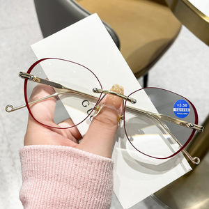 Nouvelle Arrivée 2026 – Lunettes de Lecture Shoneray Sans Monture pour Femme, Luxe, Anti-Lumière Bleue, Verres PC Transparents, Grande Taille - Product Image 1