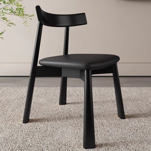 Moderno semplice in legno massello sedia da pranzo Nordic ristorante schienale sedia mobili per la casa studio Hotel tavolo da pranzo <span class=keywords><strong>e</strong></span> sedia sgabello - Product Image 5