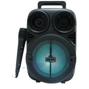 Amazon Best Selling Products In Usa Amazon 2022 Dj Speaker Usb/Tf/Fm Radio/Tws 5W 6.5Mm Plug Microphone Karaoke Speaker