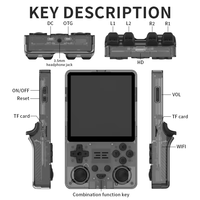 Nouvel arrivage Powkiddy RGB20SX 4.0 pouces écran rétro classique Portable lecteur de jeu portable prise en charge wifi psp
