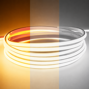 ไฟแถบ LED COB 220V 240 LEDs/เมตร 3000K 4000K 6000K CCT ปรับความสว่างได้ ไม่ต้องใช้ไดรเวอร์ ตัดได้ตามต้องการ สำหรับตู้ครัว ห้องนั่งเล่น - Product Image 2