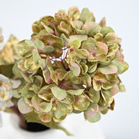 Bunga Hydrangea Sutra Buatan Klasik Eksotis Vintage 52cm Besar untuk Dekorasi Pesta Mewah Dalam Ruangan, Pernikahan, dan Dekorasi Rumah