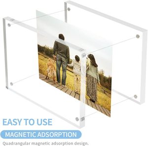 Wholesale Handmade Clear Acrylic Photo <b>Frame</b> <b>4x6</b> Customizable Size Eco-Friendly Waterproof - Product Image 3