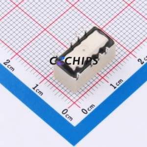 G6S-2F DC12 Signal Relay Relay 12V 2 Changeover: 2C (DPDT-Changeover)::: 250V-AC/220V-DC Silver + Gold Plated - Product Image 2