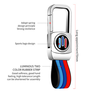 Funda Protectora para Llaves de Coche de Aleación de Zinc y Silicona con Diseño Moderno, Carcasa para Llave Remota con Anillo para Llaves, Compatible con <span class=keywords><strong>Audi</strong></span> Q3 - Product Image 6