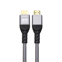 Câble 4K 30Hz 60Hz 2m/3m avec gaine en nylon/PVC, blindage combiné, mâle vers mâle, pour projecteur, ordinateur, moniteur, home cinéma