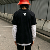 T-shirts vierges en coton 100% de haute qualité 250 g/m², respirants, décontractés, avec logo personnalisé imprimé, en coton épais, vente en gros