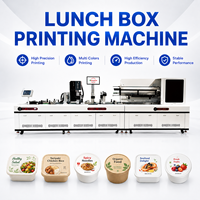 Máquina de Impresión Industrial para Cajas de Almuerzo, Equipo de Inyección de Tinta de Alta Resolución para la Personalización de Cajas de Comida para Llevar, Solución de Fabricación