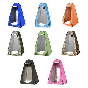 E-RIKE tente de douche portable de haute qualité personnalisée à 2 fenêtres ultralégère pour l'extérieur - Product Image 2