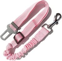 Veiligheidsriem voor honden-cinturón de seguridad extensible para perros, correa de seguridad retráctil de nailon ajustable para coche