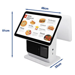 Kiosco de pago con pantalla táctil todo en uno de 15,6 pulgadas, sistema POS en línea para tarjeta de débito, Facturación de restaurante, contadores de pago convenientes - Product Image 4