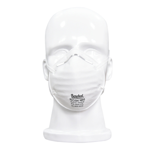 <span class=keywords><strong>NIOSH</strong></span> disetujui untuk <span class=keywords><strong>Respirator</strong></span> Industri sekali pakai setengah wajah 3 lapis lingkaran telinga dapat disesuaikan klip hidung logam kain ditiup meleleh - Product Image 2