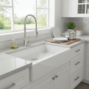 [BAEKJO] Évier émaillé blanc 860 à cuve unique, installation sous plan, grande capacité pour vaisselle lourde, nettoyage quotidien pratique - Product Image 3