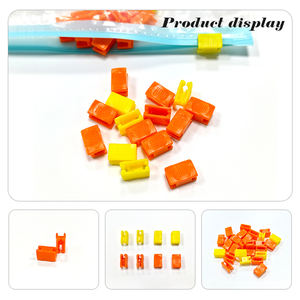 Glissières à clipser personnalisées en HDPE blanc, découpées sur mesure, écologiques, avec boucle latérale scellée, <span class=keywords><strong>fermeture</strong></span> <span class=keywords><strong>éclair</strong></span> étanche de type H - Product Image 4