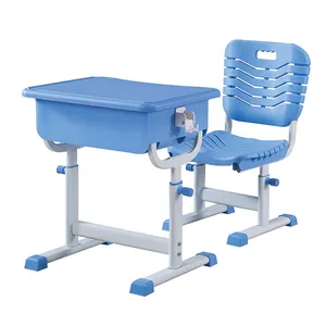Customizable designed School Furniture Classic Student School Desk Adjustable Student Desk And Chair