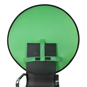 Taşınabilir kırışıklık ücretsiz katlanabilir Chroma anahtar çift renk stüdyo arka planında fotoğraf sahne yeşil ekran arka planlar