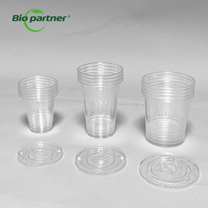 <span class=keywords><strong>BO4</strong></span>-taza de plástico transparente con tapa para beber cerveza, miniproveedores en forma de botella, logotipo de impresión - Product Image 2