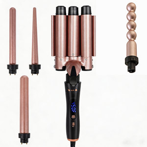 Set de <span class=keywords><strong>Rizador</strong></span> de Pelo 5 en 1 de Voltaje Amplio 110-240V, 65W, Material de Aluminio, para Venta Minorista Transfronteriza, OEM, ODM - Product Image 1